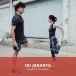 Ilustrasi gaya hidup sehat dengan makanan bergizi dan aktivitas fisik
