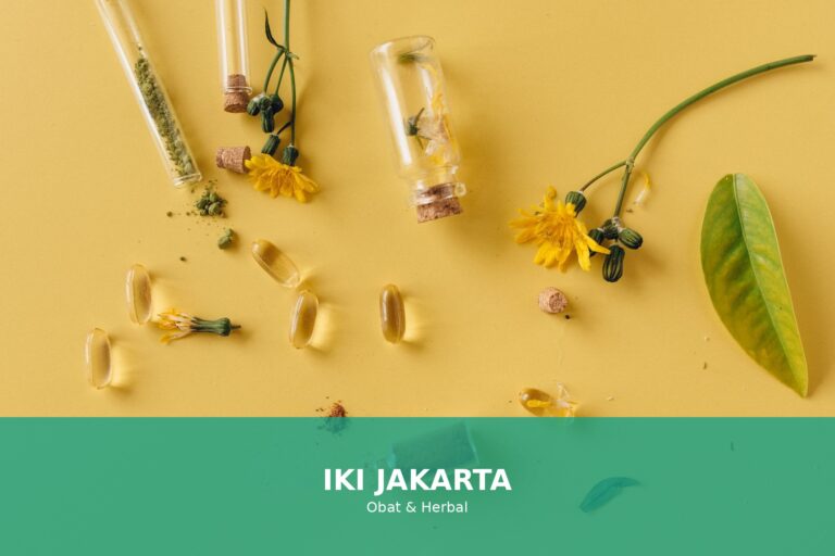 Gambar berbagai jenis obat herbal yang bermanfaat untuk kesehatan.