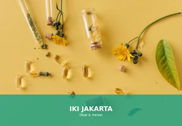 Gambar berbagai jenis obat herbal yang bermanfaat untuk kesehatan.