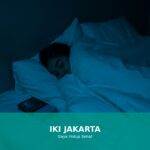 Ilustrasi orang tidur nyenyak di malam hari