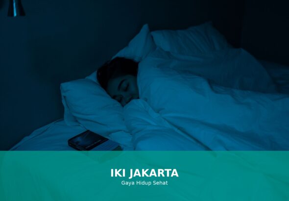 Ilustrasi orang tidur nyenyak di malam hari