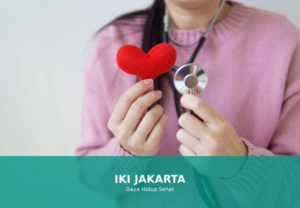 Ilustrasi kesehatan jantung dan gaya hidup sehat