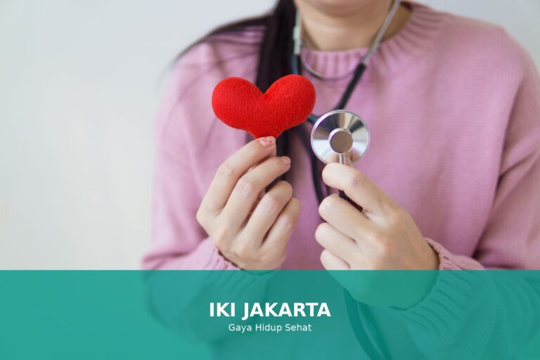 Ilustrasi kesehatan jantung dan gaya hidup sehat