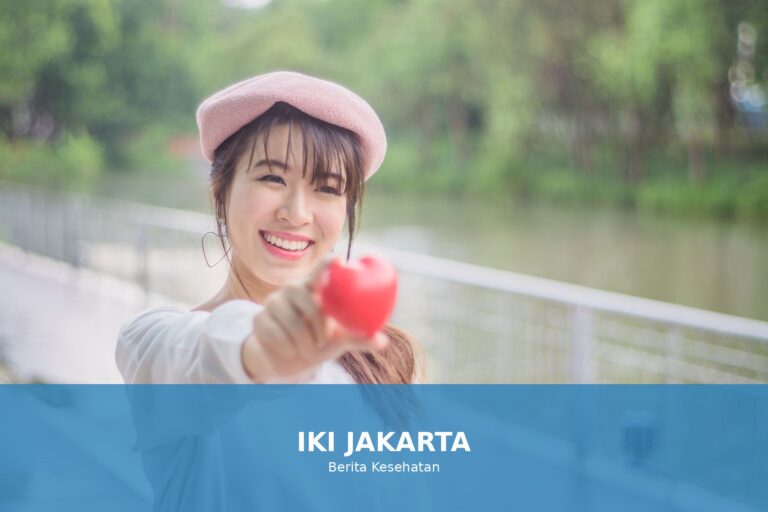 Ilustrasi kesehatan jantung yang sehat dan bahagia