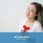 Ilustrasi kesehatan jantung yang sehat dan ceria