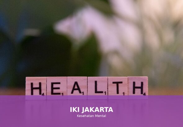 Ilustrasi kesehatan mental yang positif dan bahagia