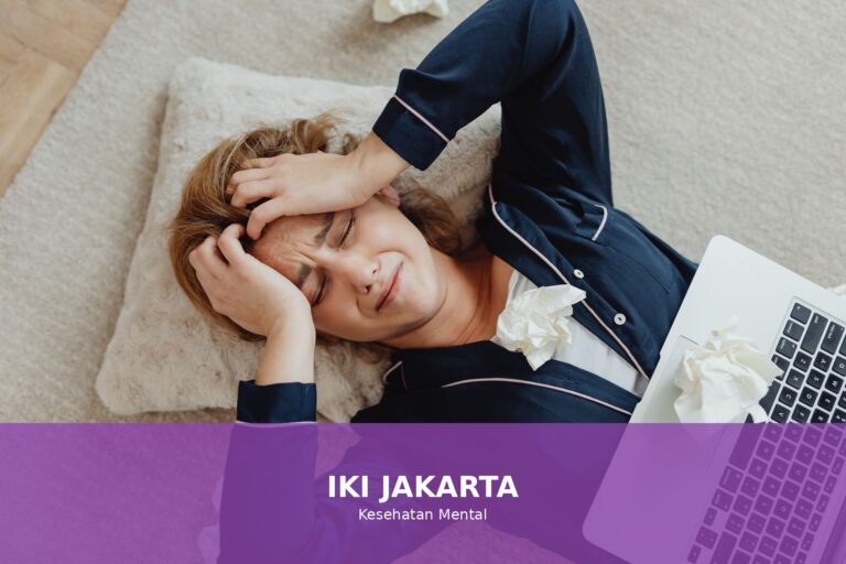 Ilustrasi tentang burnout dan kesehatan mental