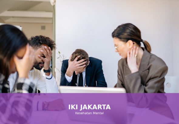 Ilustrasi manajemen stres yang menunjukkan cara menjaga kesehatan mental dengan kebiasaan baik.