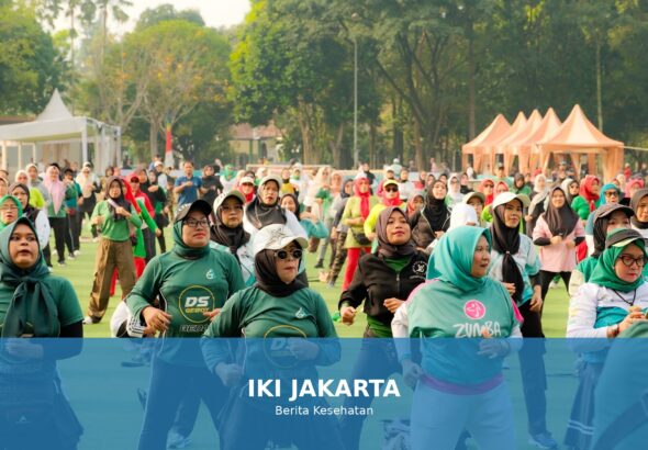 Ilustrasi tentang kesehatan sendi, menunjukkan orang yang aktif bergerak dan berolahraga