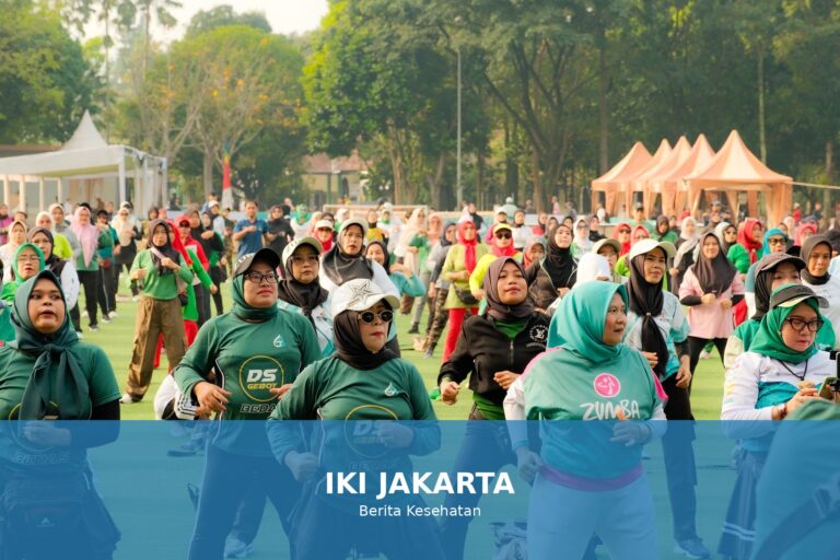Ilustrasi tentang kesehatan sendi, menunjukkan orang yang aktif bergerak dan berolahraga