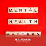 Ilustrasi kesehatan mental yang bahagia dan seimbang