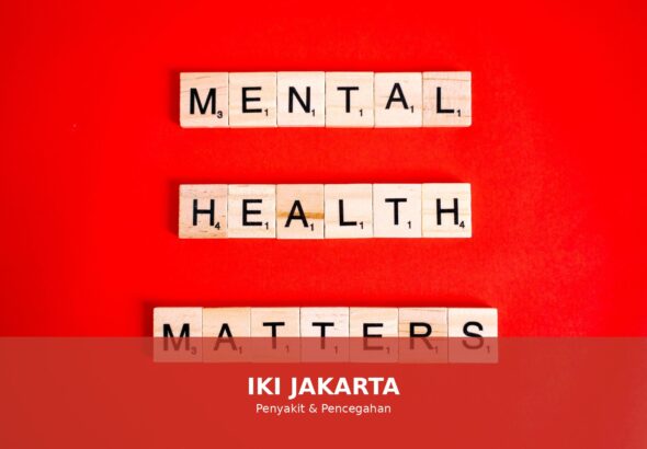 Ilustrasi kesehatan mental yang bahagia dan seimbang