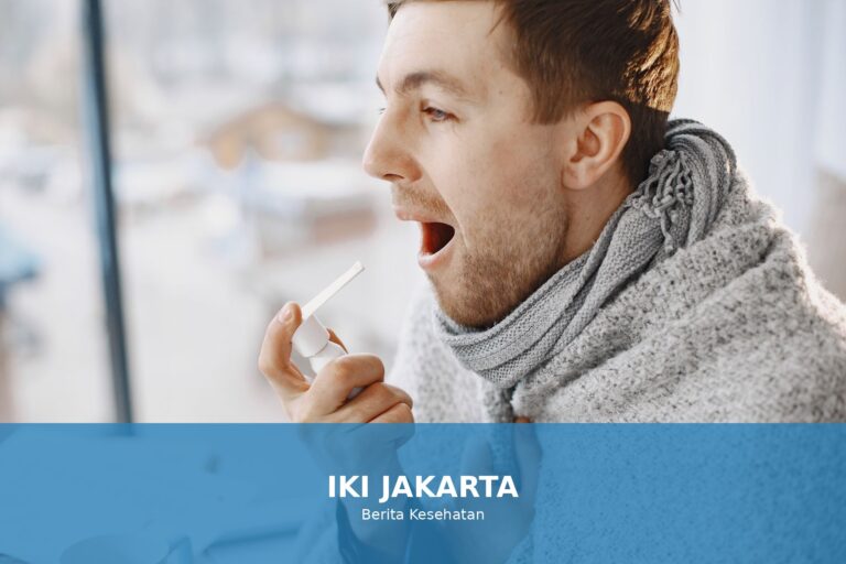 Ilustrasi batuk yang menunjukkan gejala kesehatan